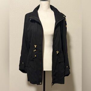 Black military jacket size L